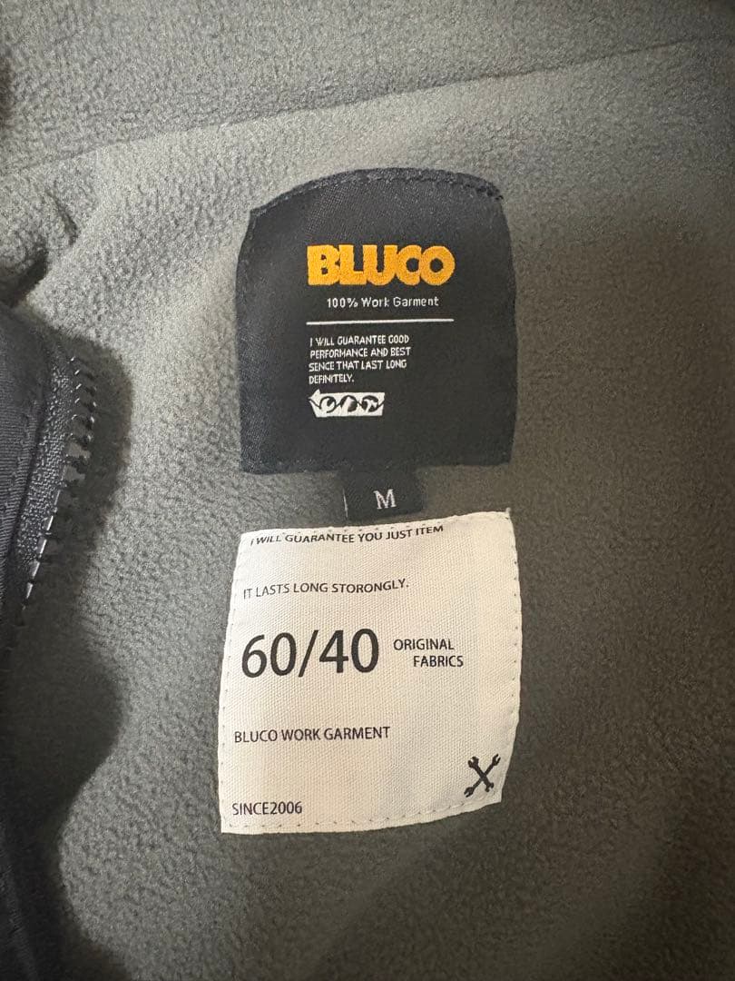 Bluco SHELL JACKETブラック