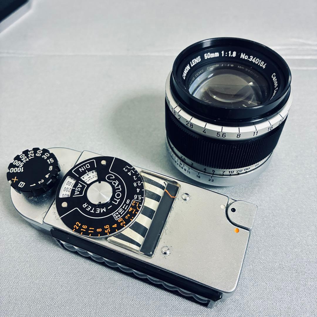 試写作例付　canon p 露出計付　50mm f1.8