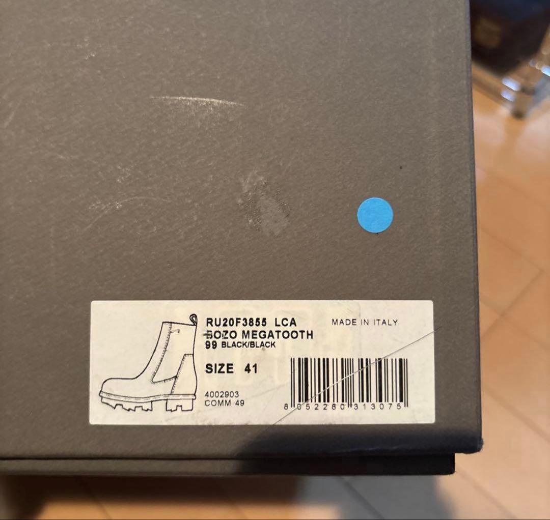 rick owens bozo megatooth ブーツ