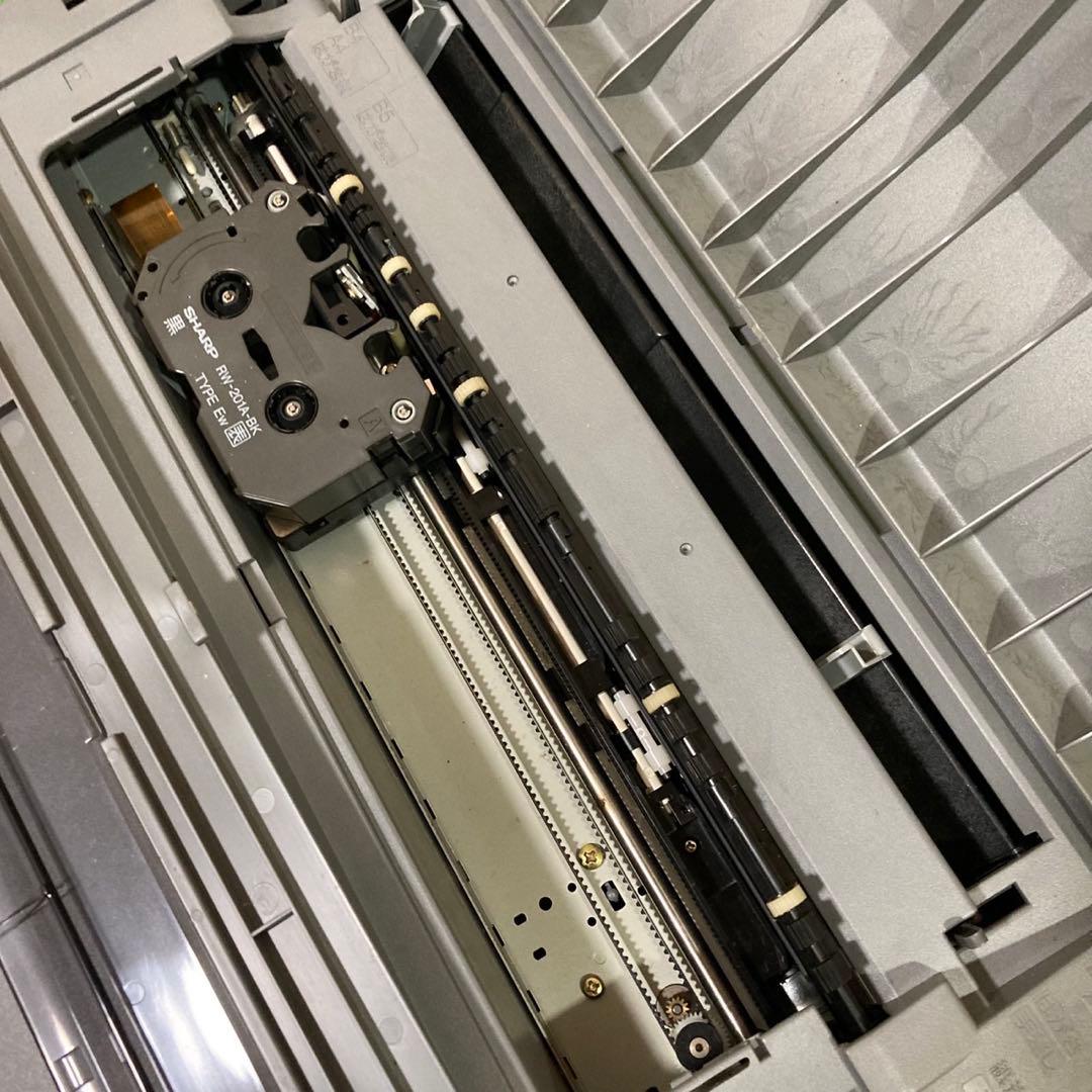 【良品】 SHARP WD-C20 カラー液晶 ワープロ 書院 印字確認済