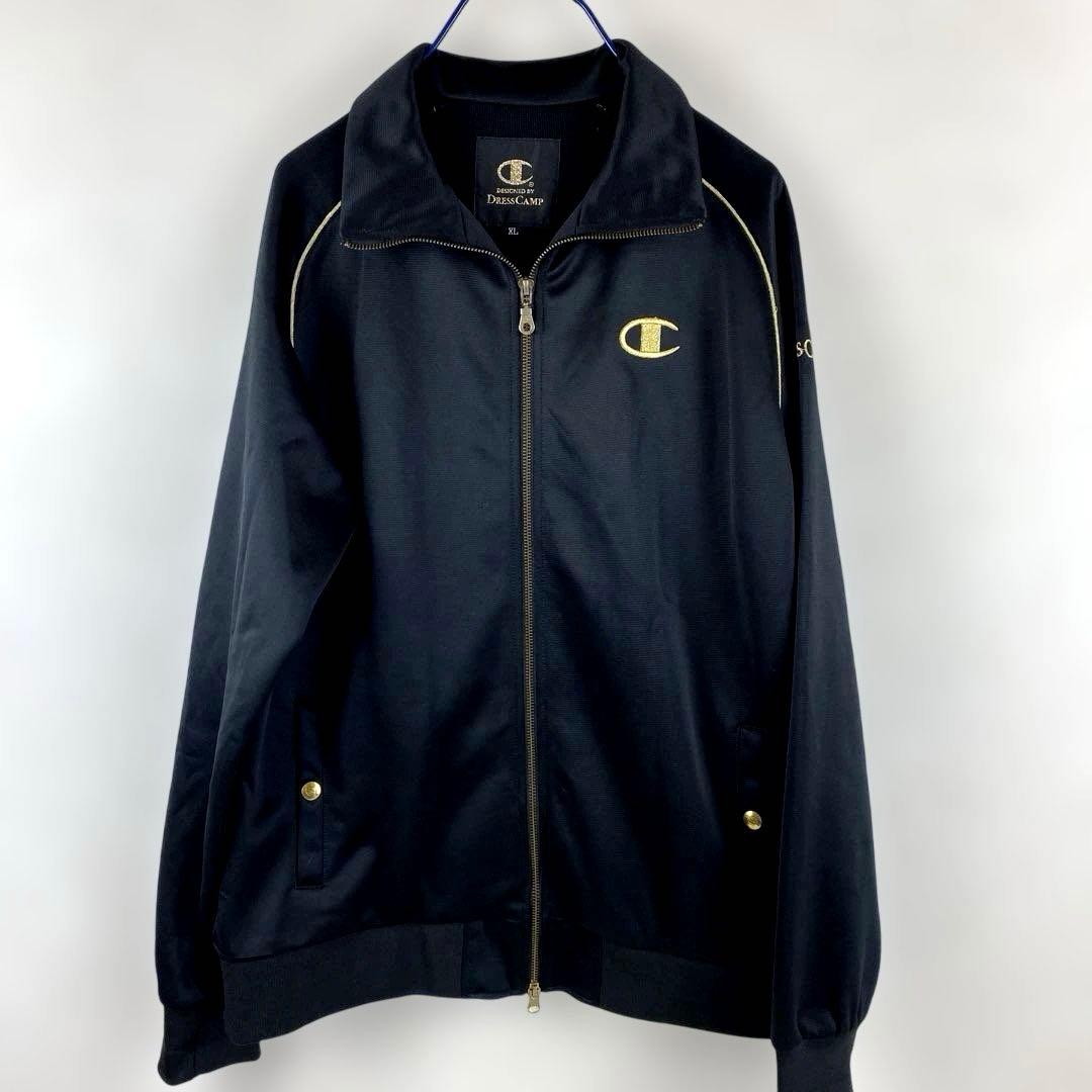 チャンピオン dress camp コラボ ドレスキャンプ セットアップ 黒金