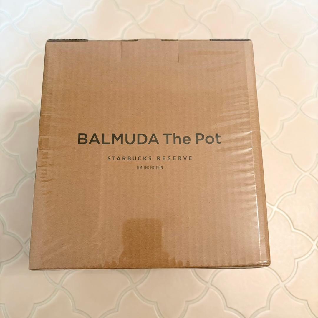【新品・未開封】バルミューダ　スターバックスコラボ　電気ケトル　シュリンク有り