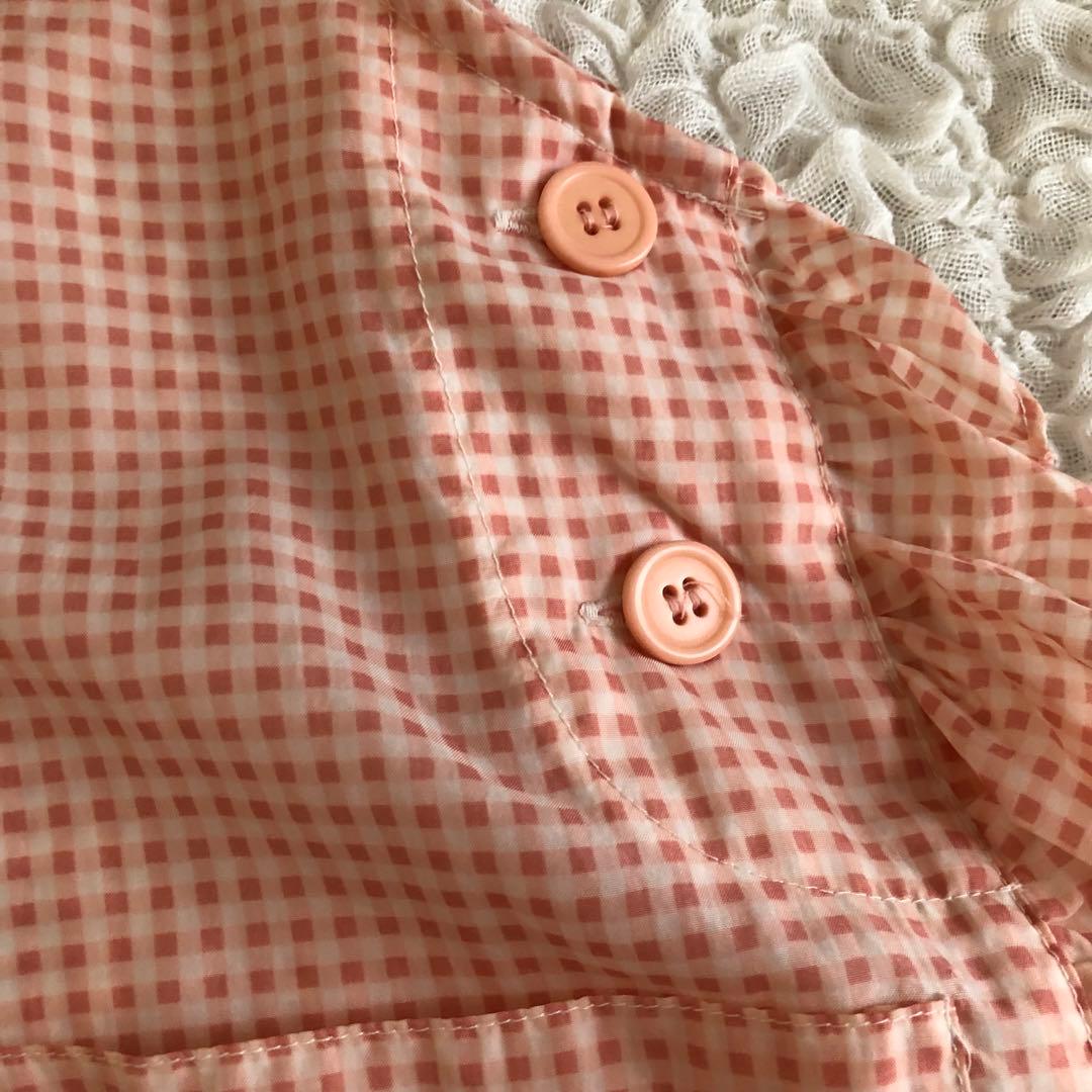 お花モチーフ エプロンドレス