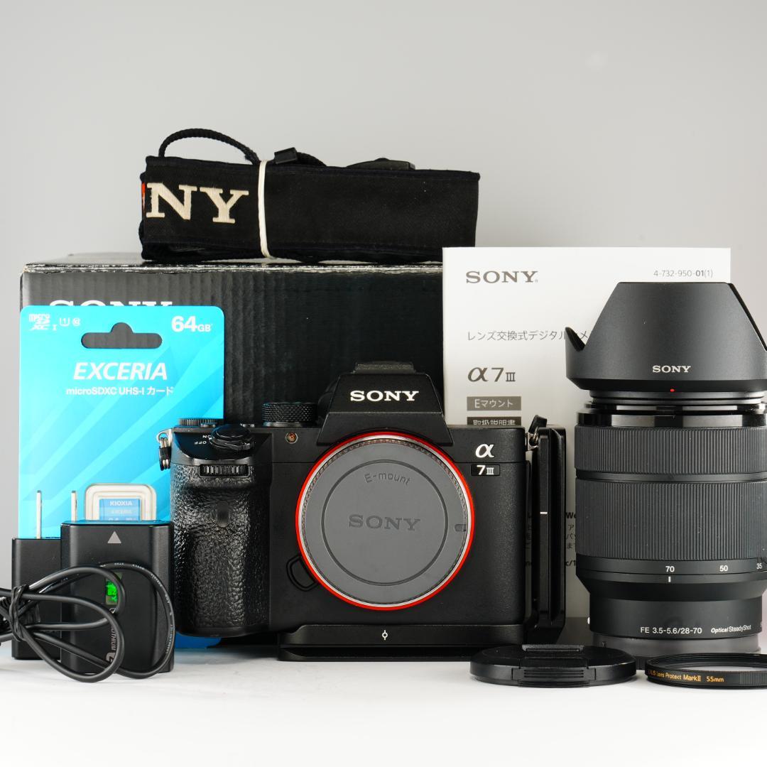 【完全セット】α7III美品！コスパ最高ミラーレス すぐ撮影可能 000