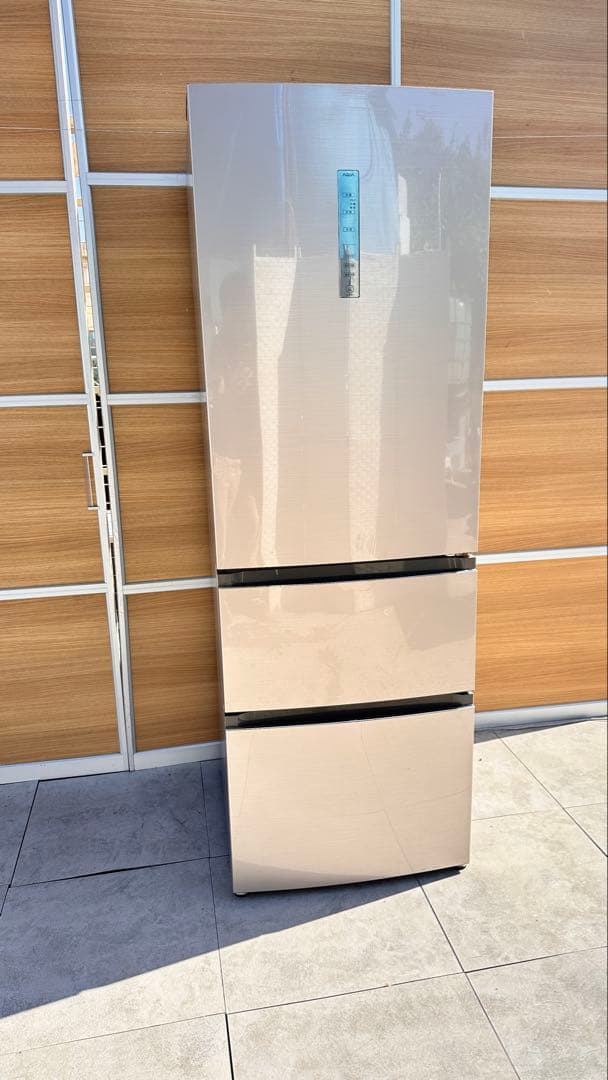 Aquaシルバー 3ドア冷蔵庫