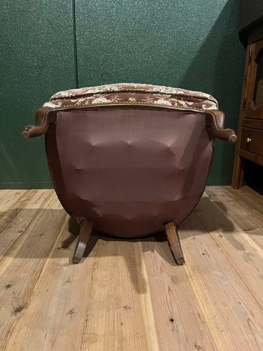 希少 カリモク ドマーニ シングルソファ 金華山 アンティーク インテリア