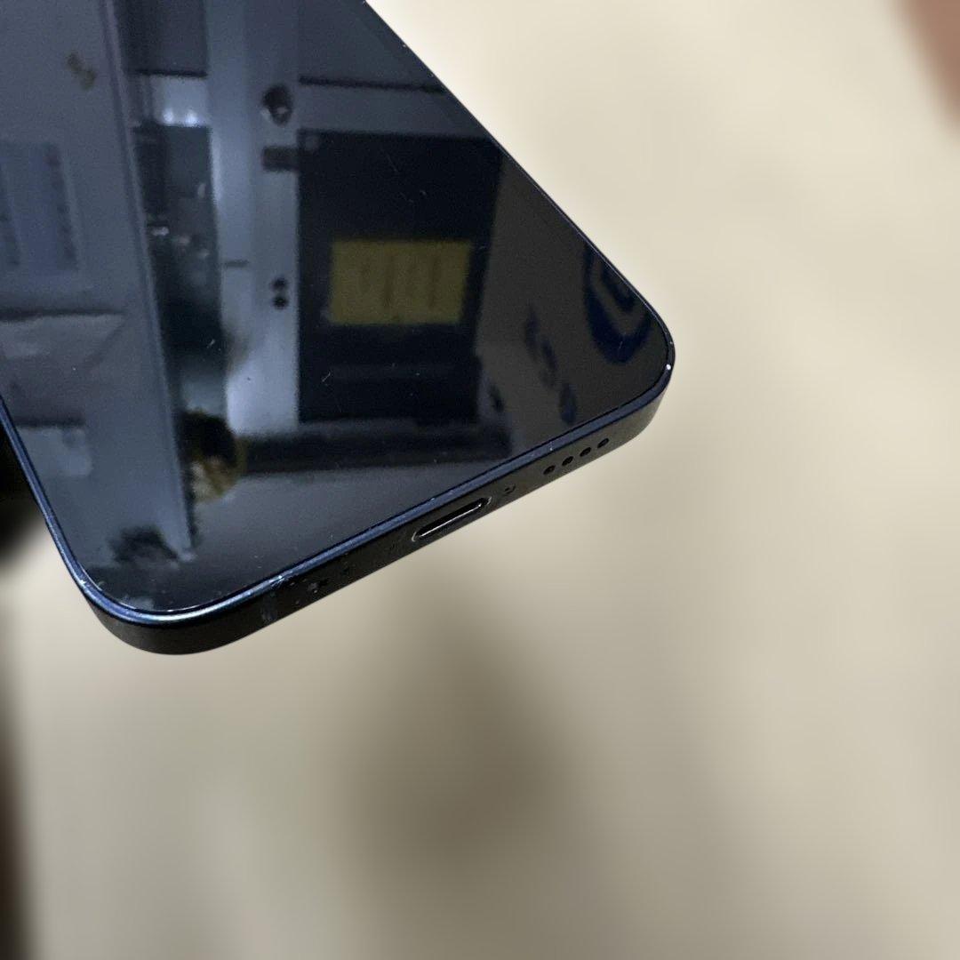 カメラ不良　iPhone 12 mini 64GB ブラック　SIMロック解除済