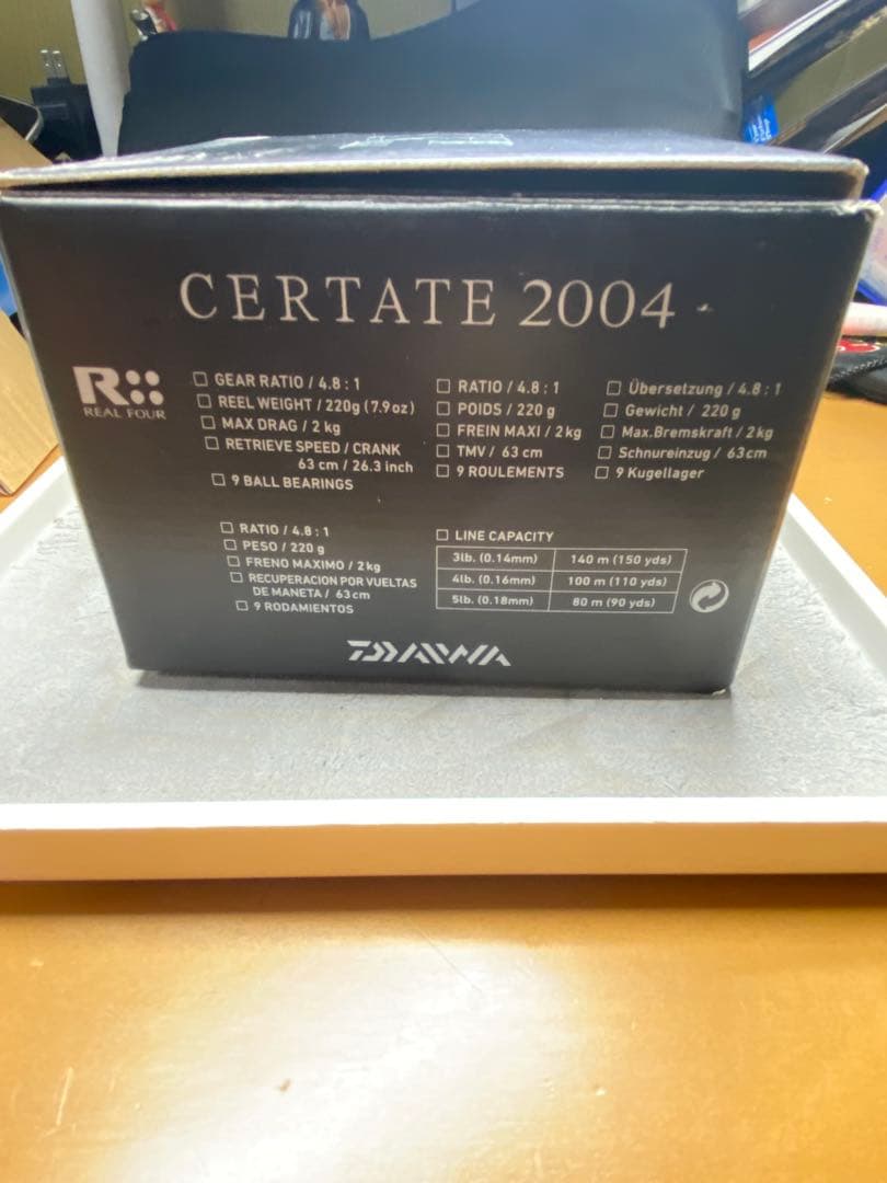 リール DAIWA certate2004hi