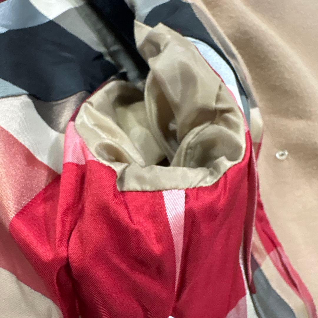 ブルーレーベルクレストブリッジ 2way ロングコート チェック 40