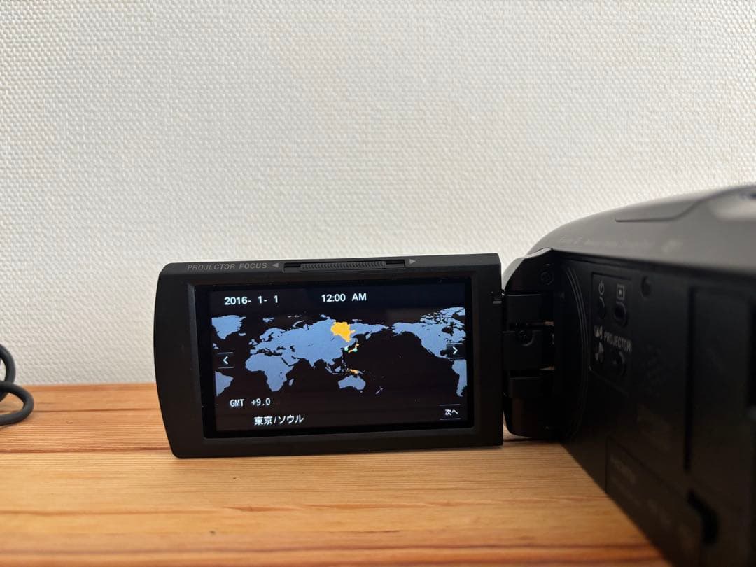 【動作確認済】SONY ハンディカム 2016年モデル（HDR-PJ675）