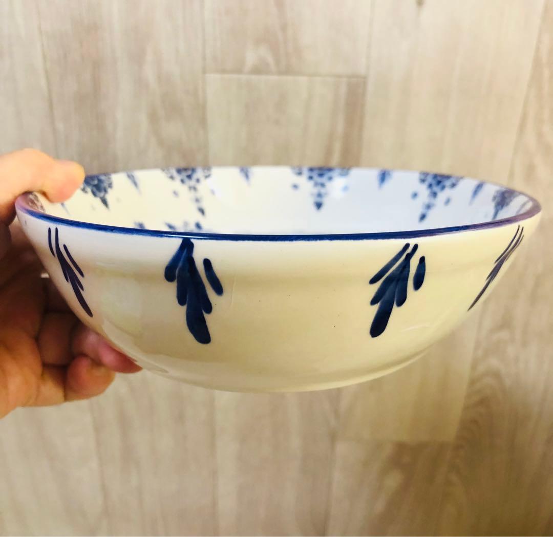 【希少1970年代】デルフト オランダ 手描きオーバル皿 新品未使用品☆