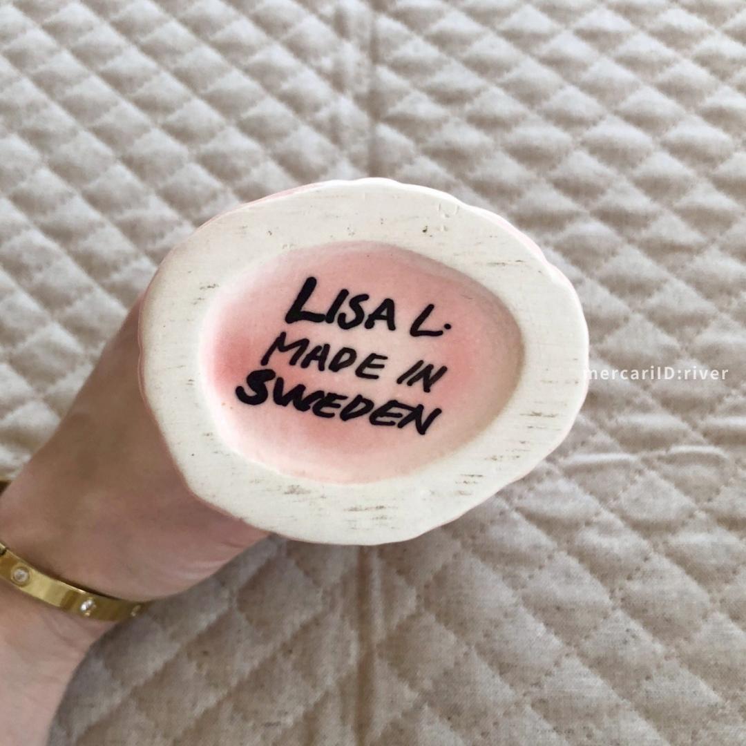 【廃盤稀少・美品】リサラーソン ドレスシスターズシリーズ フレア ピンク 花瓶