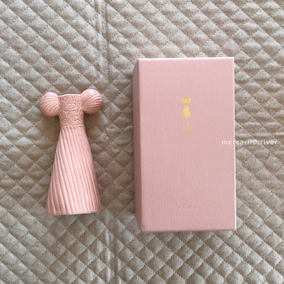 【廃盤稀少・美品】リサラーソン ドレスシスターズシリーズ フレア ピンク 花瓶