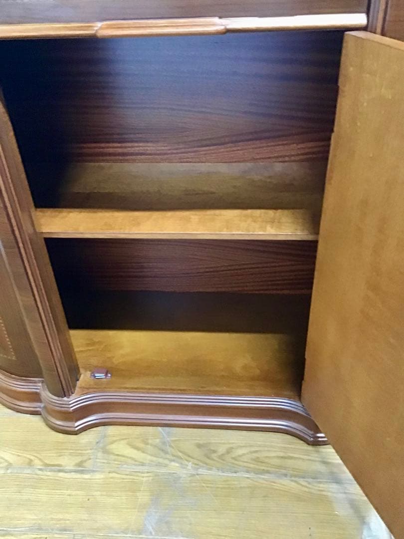 管842☆イタリア製☆ヴェローナクラシック☆超特大ミラー＆キャピネット