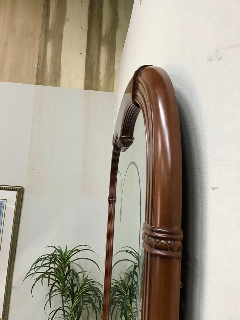 管842☆イタリア製☆ヴェローナクラシック☆超特大ミラー＆キャピネット