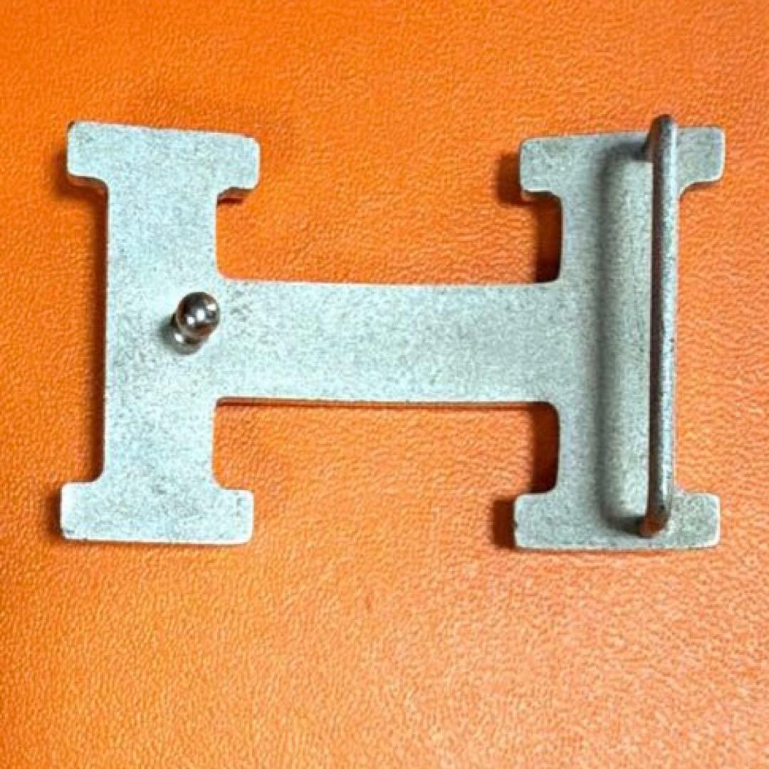梅屋　HERMES エルメス コンスタンス Hベルト バックル シルバー