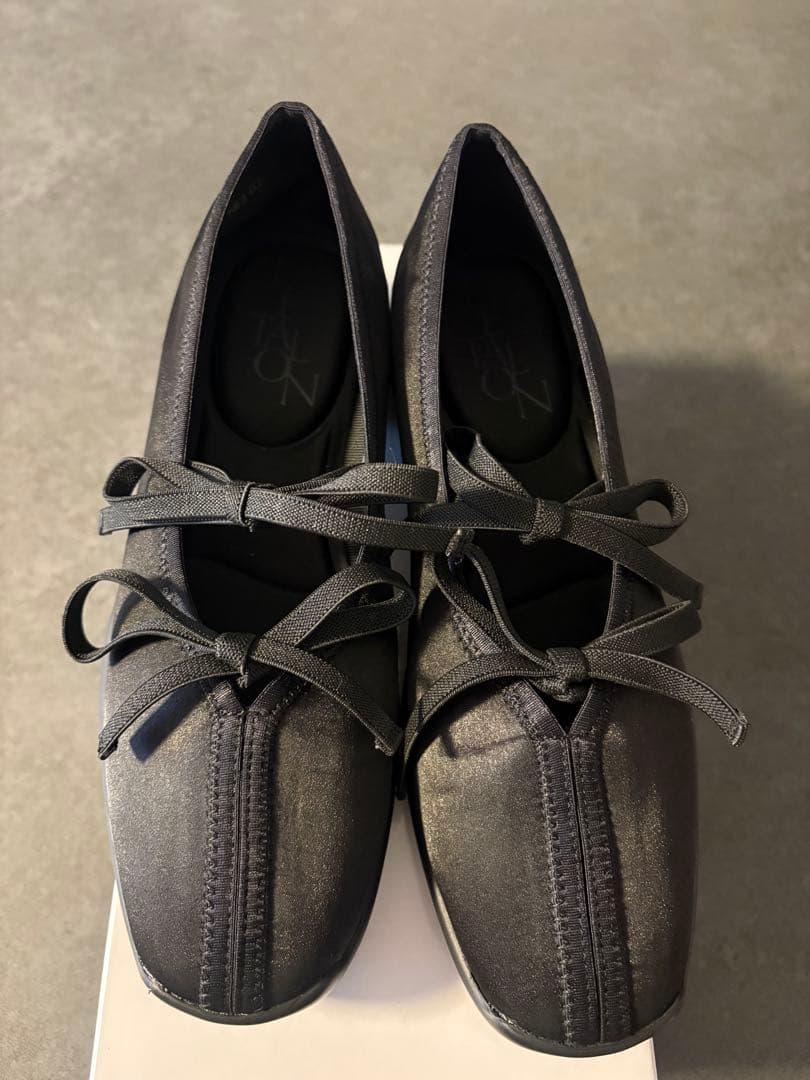 LE TALON ダブルリボンバレリーナ 23.5cm