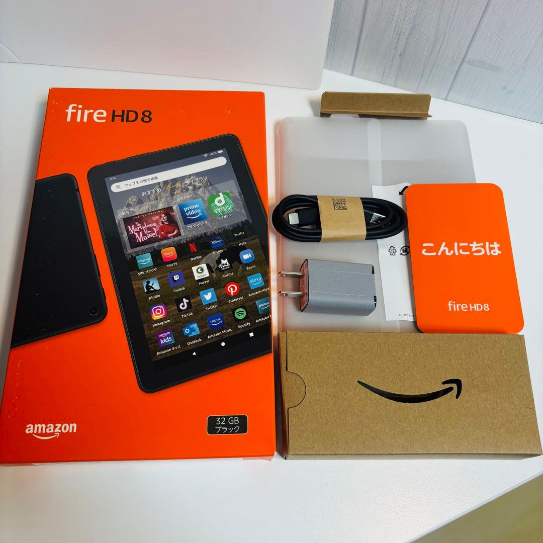 【アクセ多数】【第12世代】Amazon Fire HD8 32GB ブラック