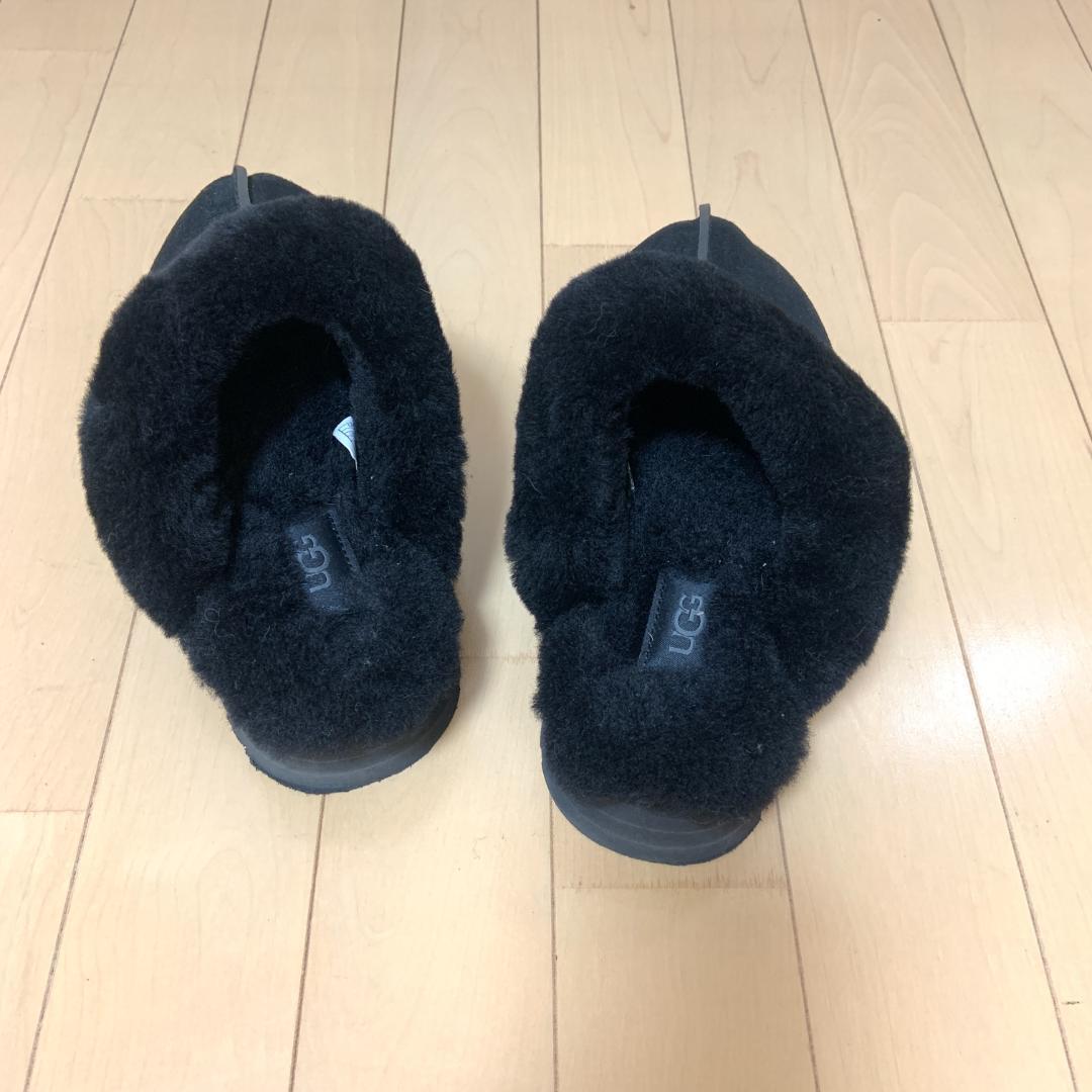 UGGディスケット　US6　23センチ　正規品　ムートン　スリッポン　黒