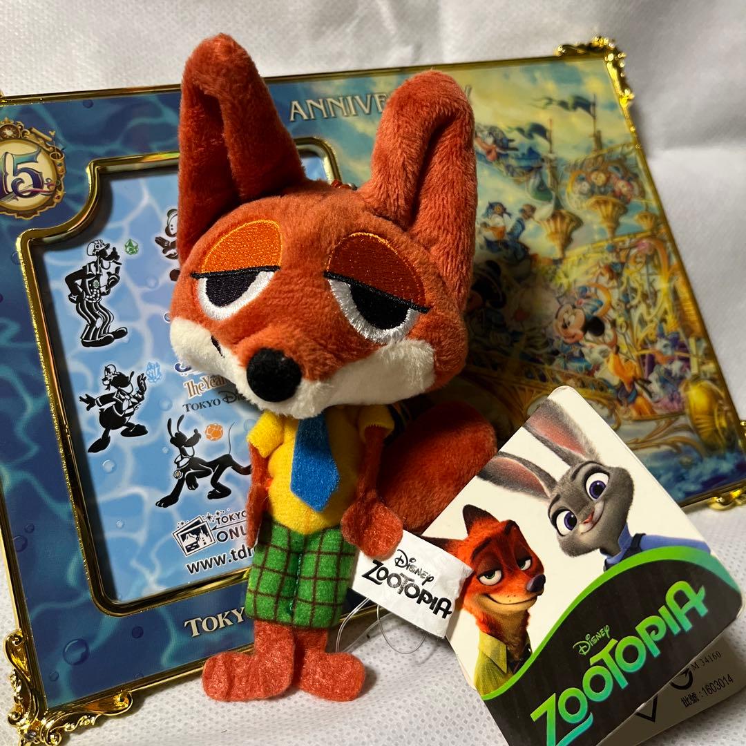 TOKYO Disney SEA 15周年フォトフレーム　ズートピアぬいぐるみ