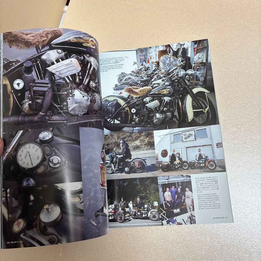 タメさんのハーレーメカ談義　 ショベルヘッド　ローラーマガジン38 長瀬智也