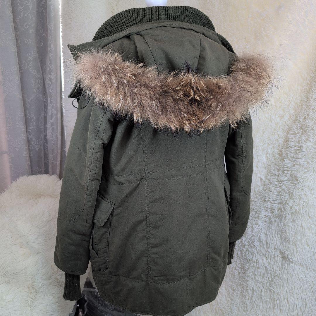 SLY ミリタリーモッズコート ボアライナーフード カーキ 鬼ファー 平成ギャル