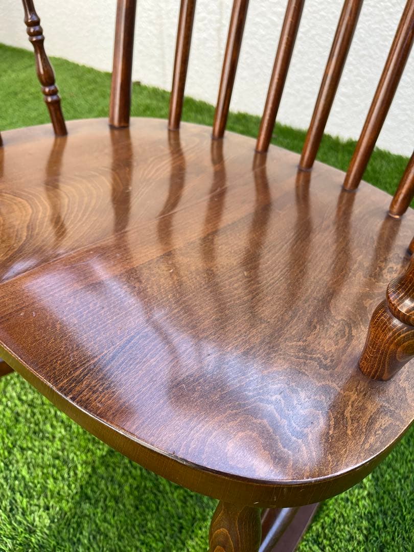 柏木工 （カシワ）ロッキングチェア キズ スレありますが艶と味あります