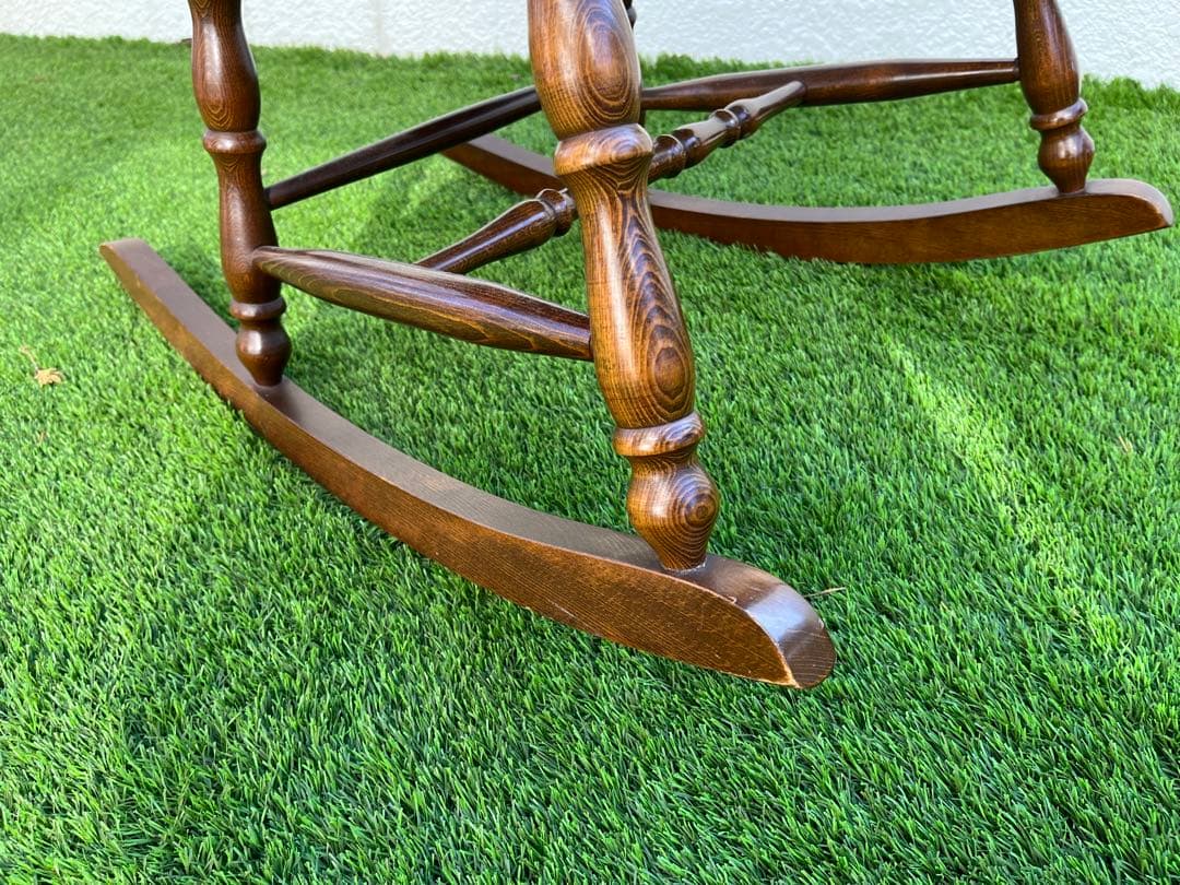 柏木工 （カシワ）ロッキングチェア キズ スレありますが艶と味あります