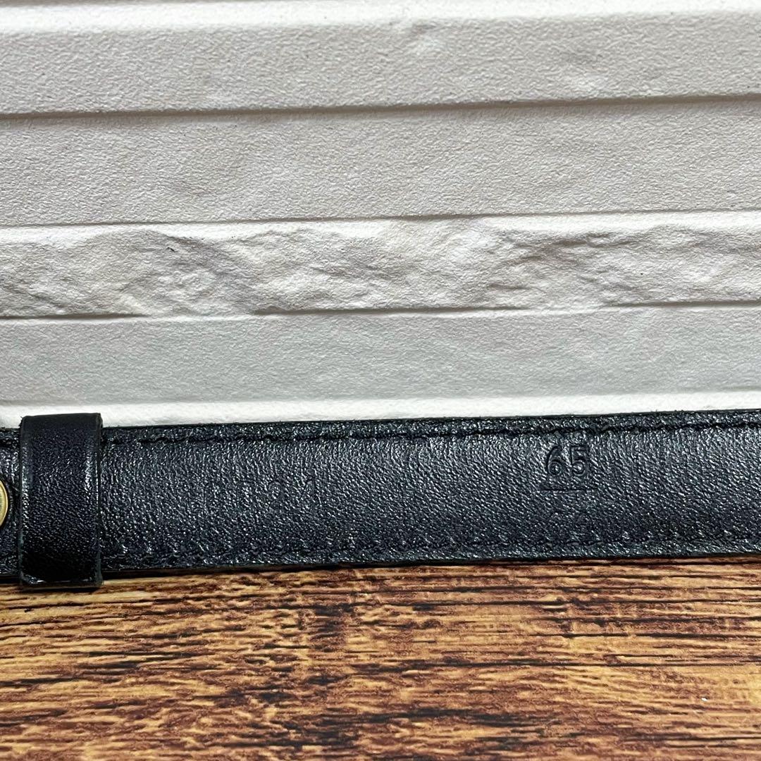 良品 シャネル レザー ダブル ココマーク バックル ゴールド 金具 ベルト.