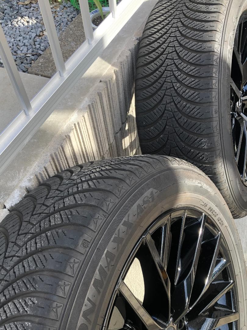 くまレクサスRX 20インチ ブラックホイール タイヤセット美品