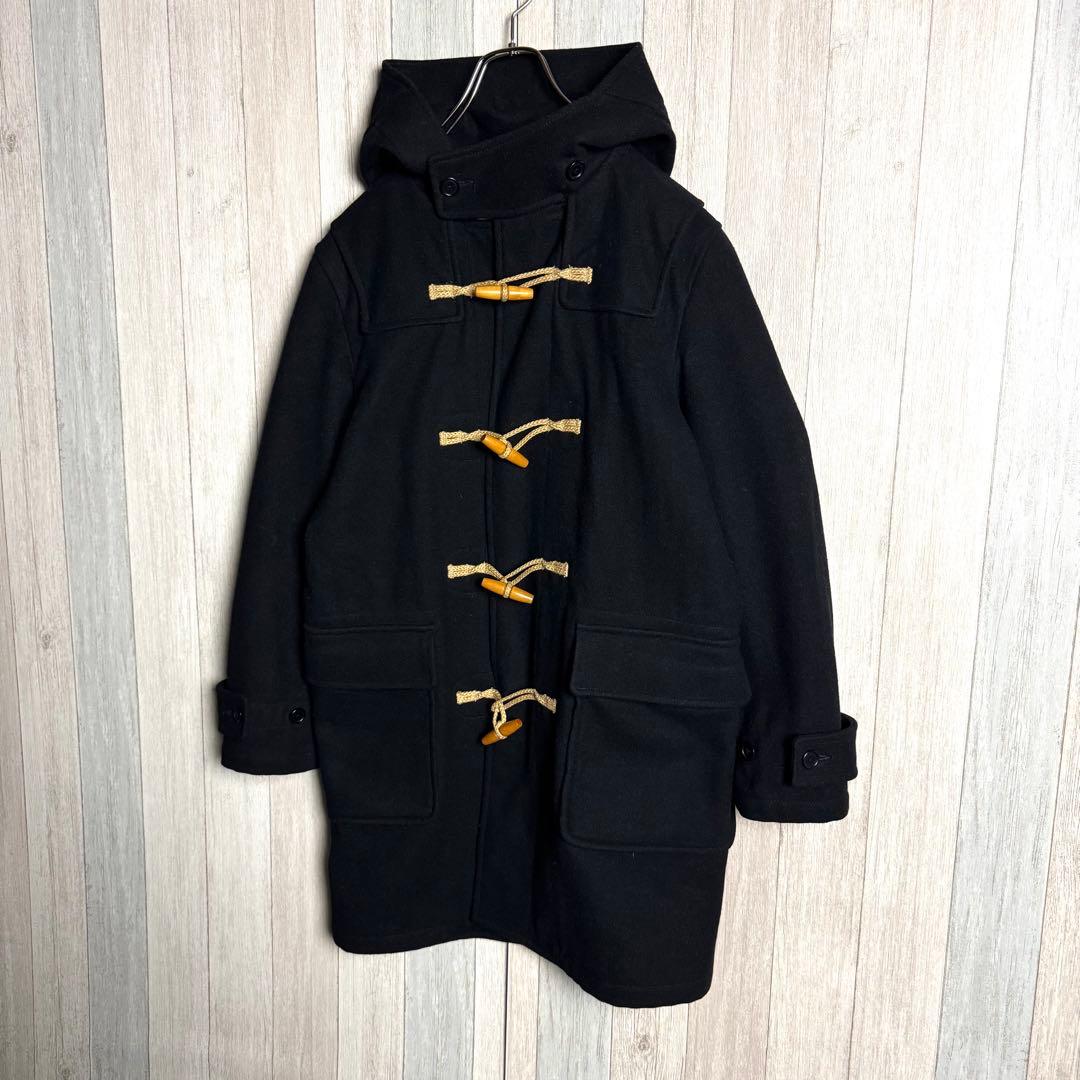 3571【人気・美品】マーガレットハウエル 肉厚 ウール ロング ダッフルコート