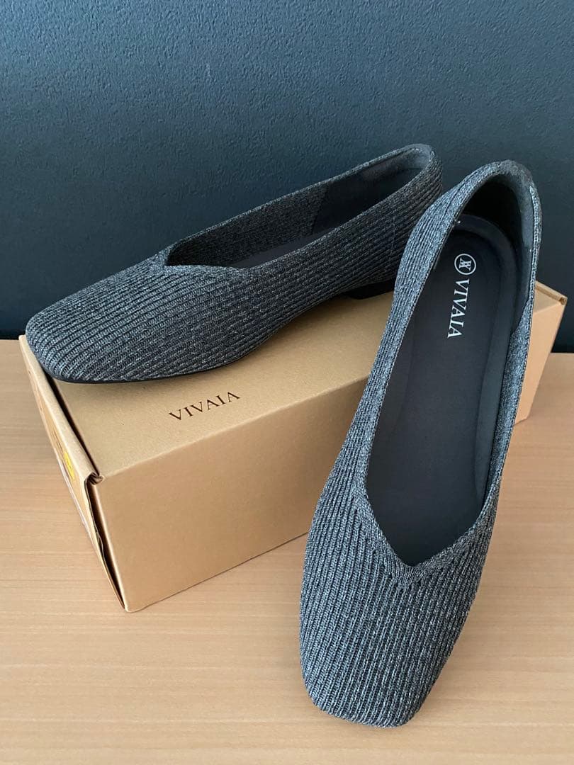 VIVAIA Margot Walker スクエアトゥフラットシューズ　36.5