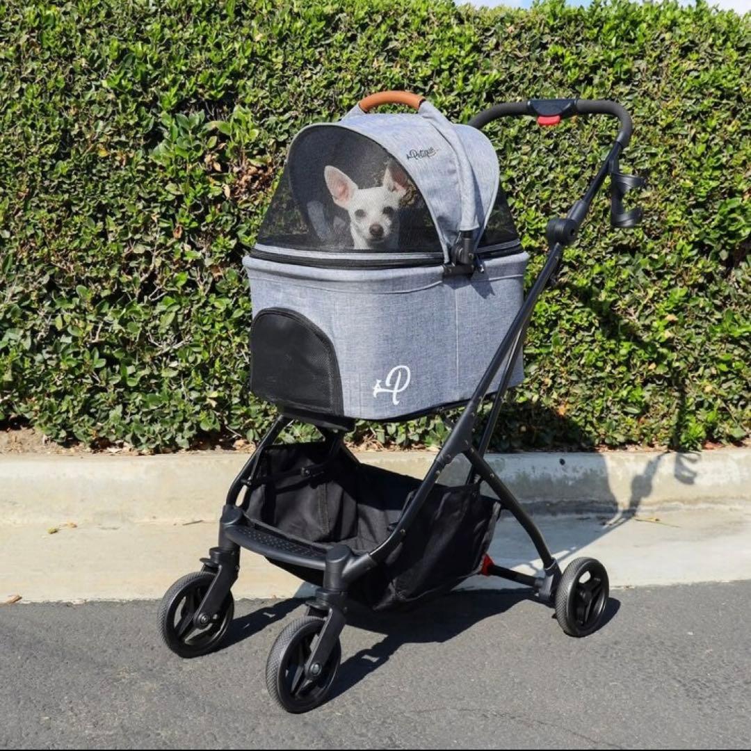 Petique ぺティーク 3in1 ペットカート 分離型3way 軽量 犬 猫