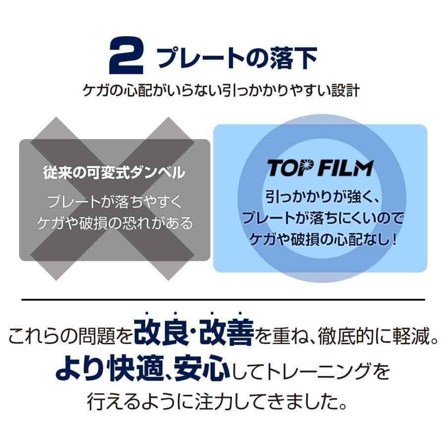 ダンベル 可変式 40kg 2個セット 多機能 グレー