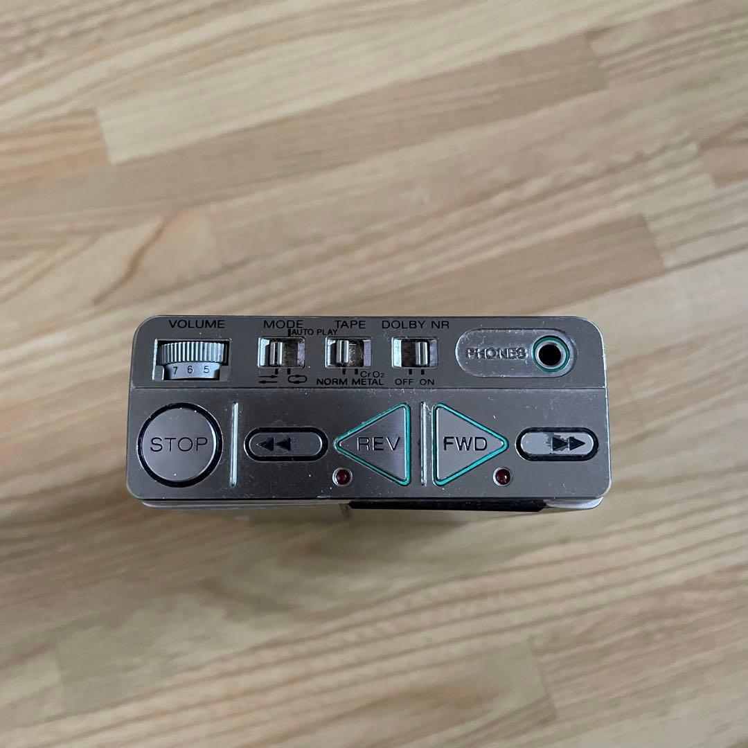 【ジャンク品】 SONYカセットウォークマンWM-7 ACアダプタ付き