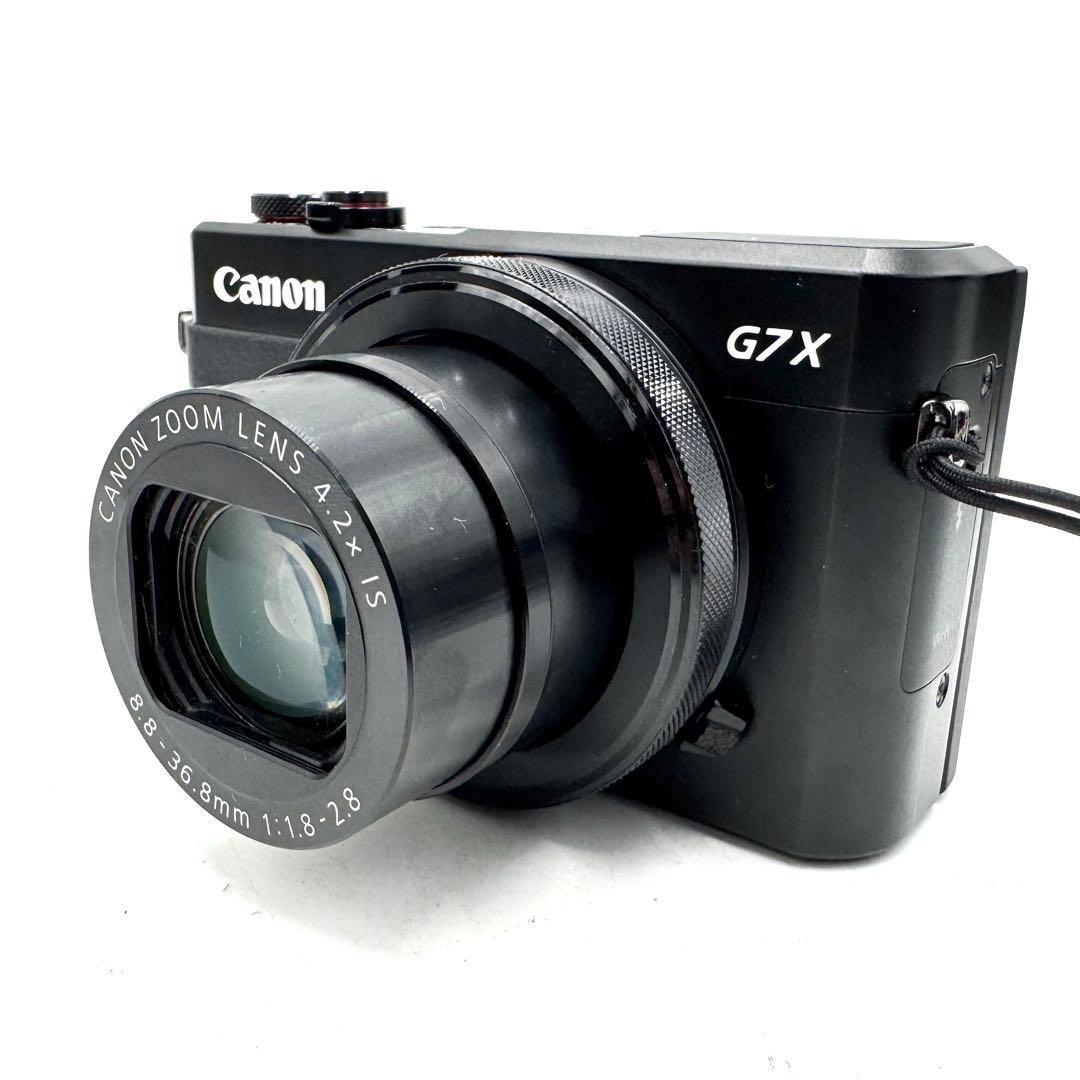 美品 Canon キャノン PowerShot G7X Mark II ブラック