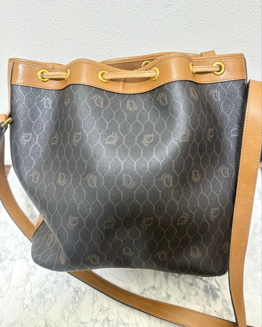 値下げChristian Dior ディオール　ブラウン ショルダーバッグ