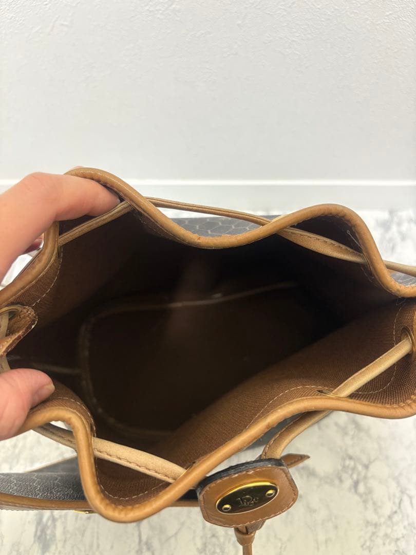 値下げChristian Dior ディオール　ブラウン ショルダーバッグ