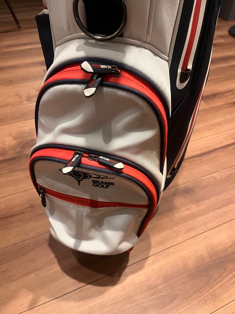 BEAMS GOLF スタンド キャディバッグ トリコロールカラー 生産終了