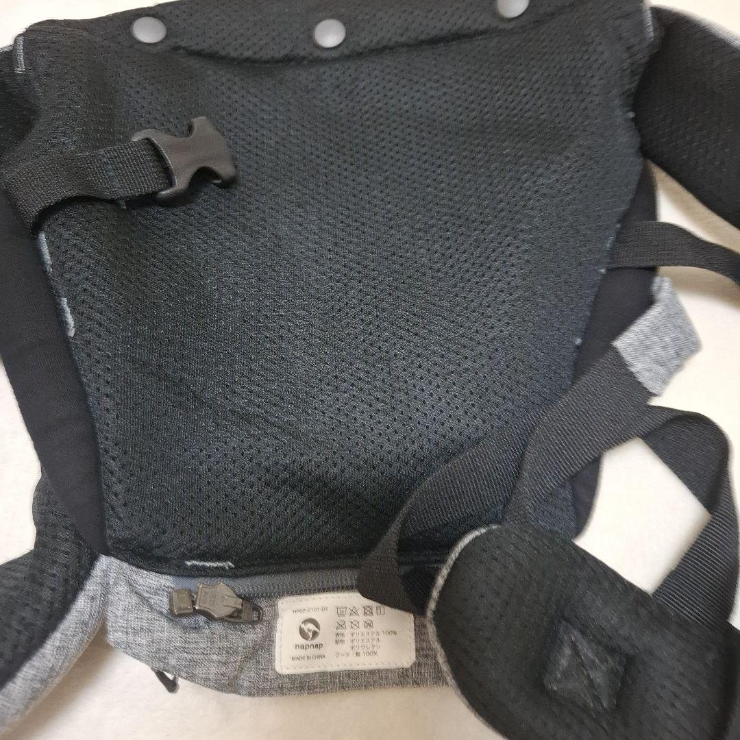 未使用に近い napnap Tran 抱っこ紐 グレー