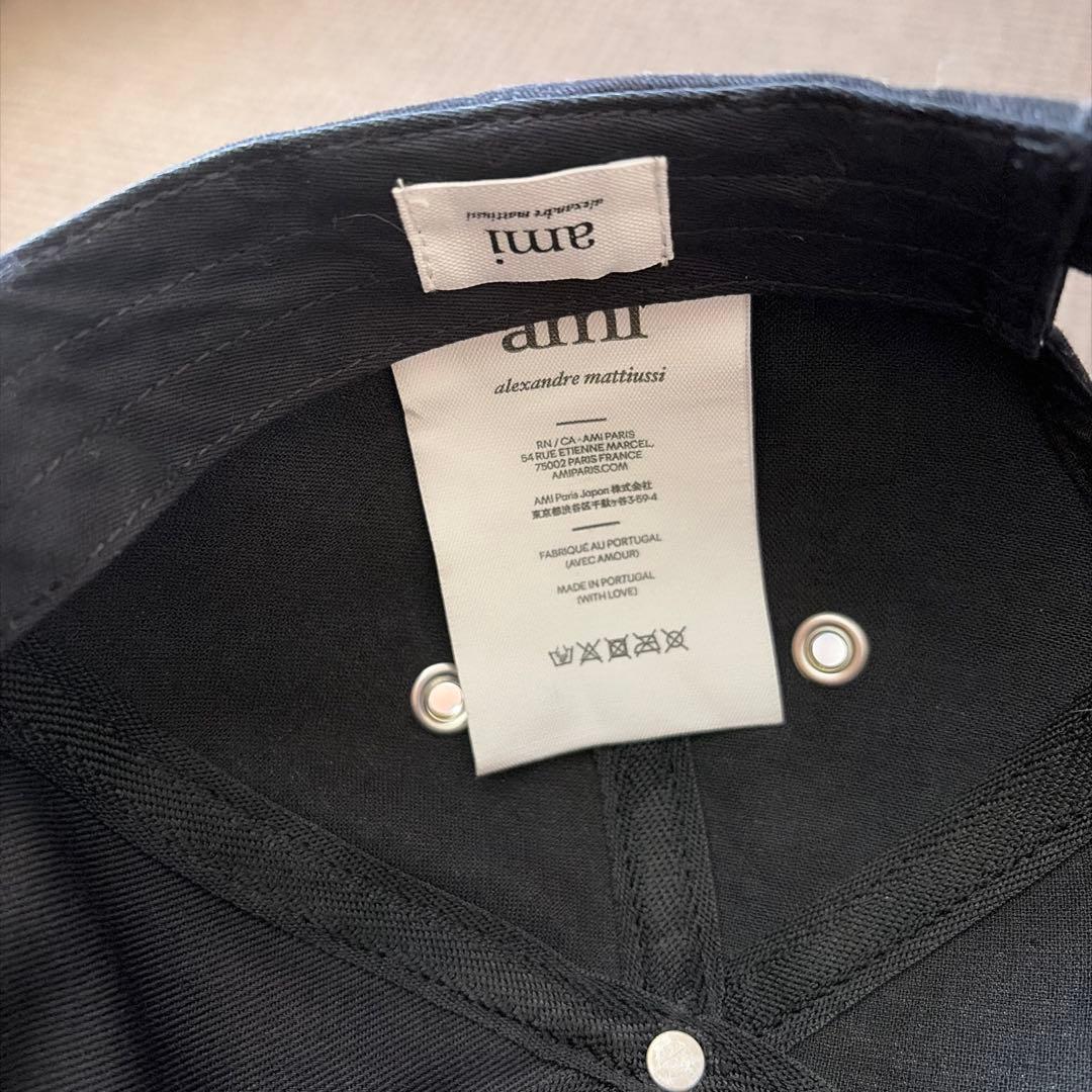 【正規品】Ami Paris ベースボールキャップ　ブラック