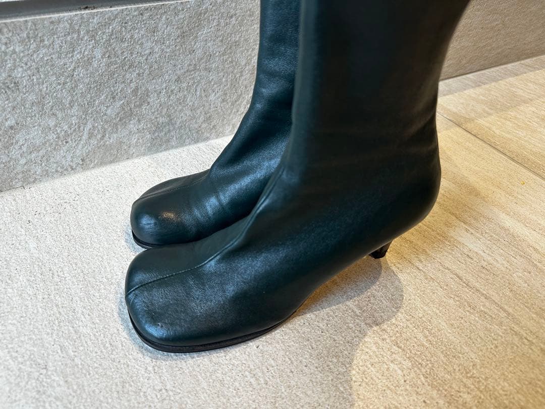 な*か様 シーズン限定SALE 36 ボッテガヴェネタ ブロックブーツ ダークグ
