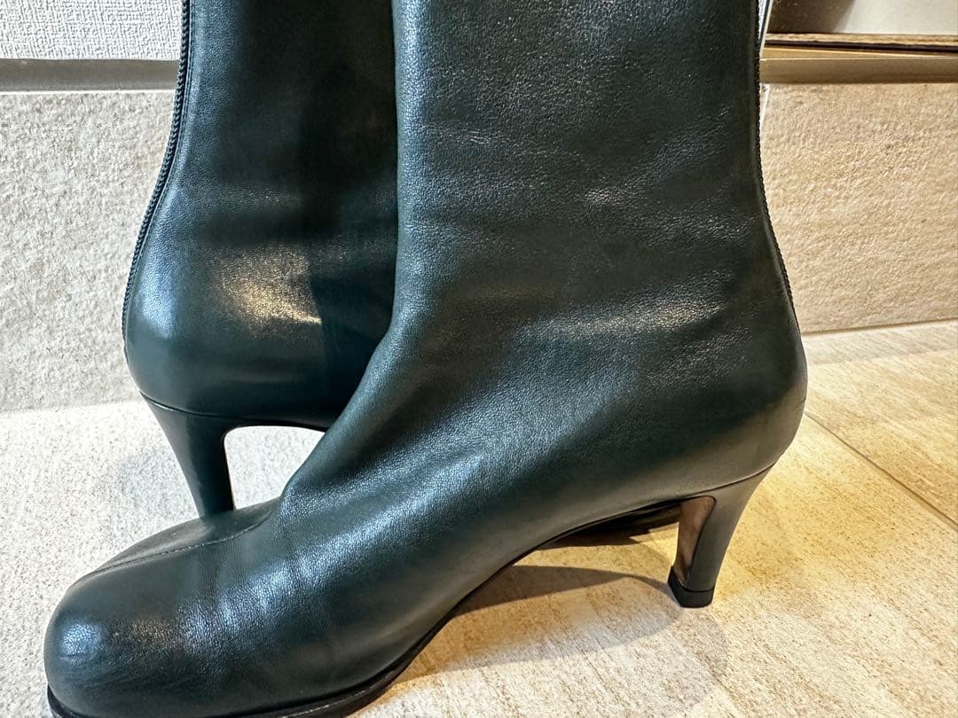 な*か様 シーズン限定SALE 36 ボッテガヴェネタ ブロックブーツ ダークグ