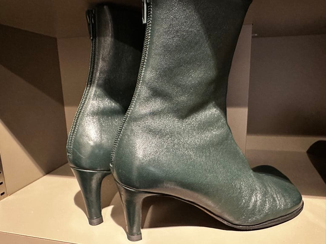 な*か様 シーズン限定SALE 36 ボッテガヴェネタ ブロックブーツ ダークグ