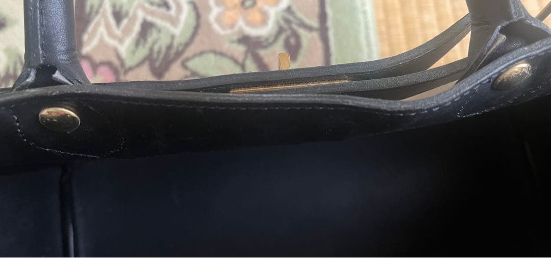 Deuxieme Classe レザーハンドバッグ