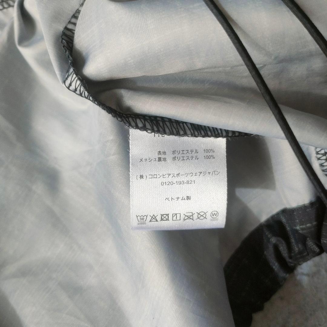 Columbia ナイロンジャケット ブラック 総柄 shell 7