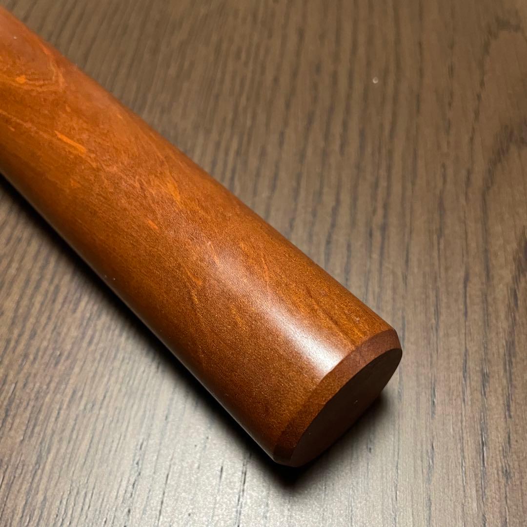 銘木 めん棒 (約)75cm(φ34mm)木製めん棒 蕎麦打ち オーダーメイド