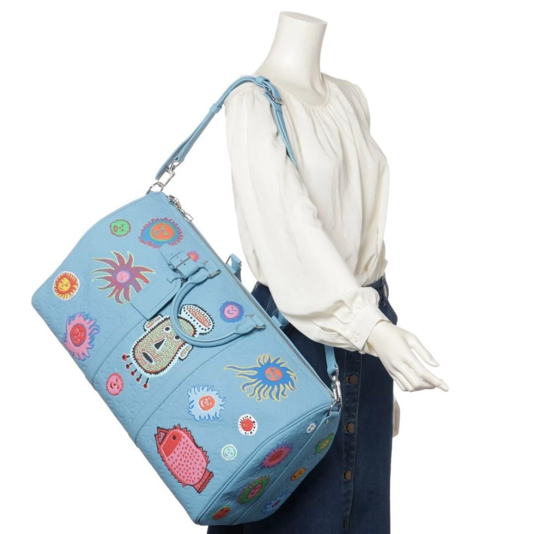 ルイヴィトン✨️限定キーポル　草間弥生　ボストンバッグ