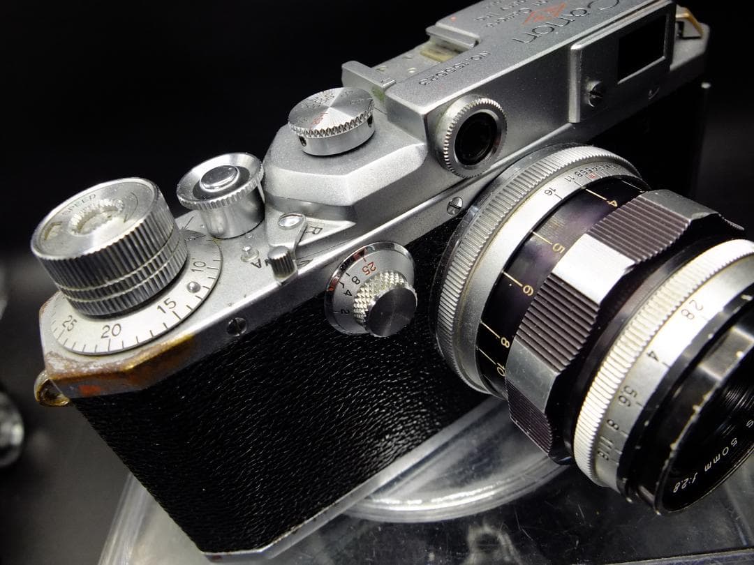 キャノンⅡF〈E・P〉／キャノン50mmf2.8ゼブラ付【実写確認整備品】