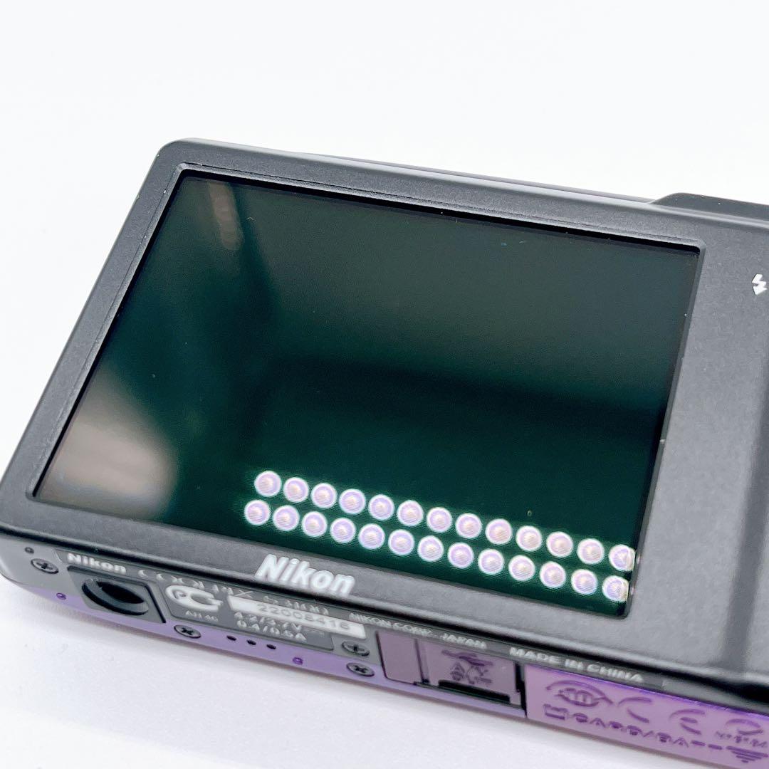 【極美品】NIKON COOLPIX S3100 箱アリ パープル オールド